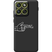 Чорний чохол BoxFace Moto Edge 70 Pew Pew