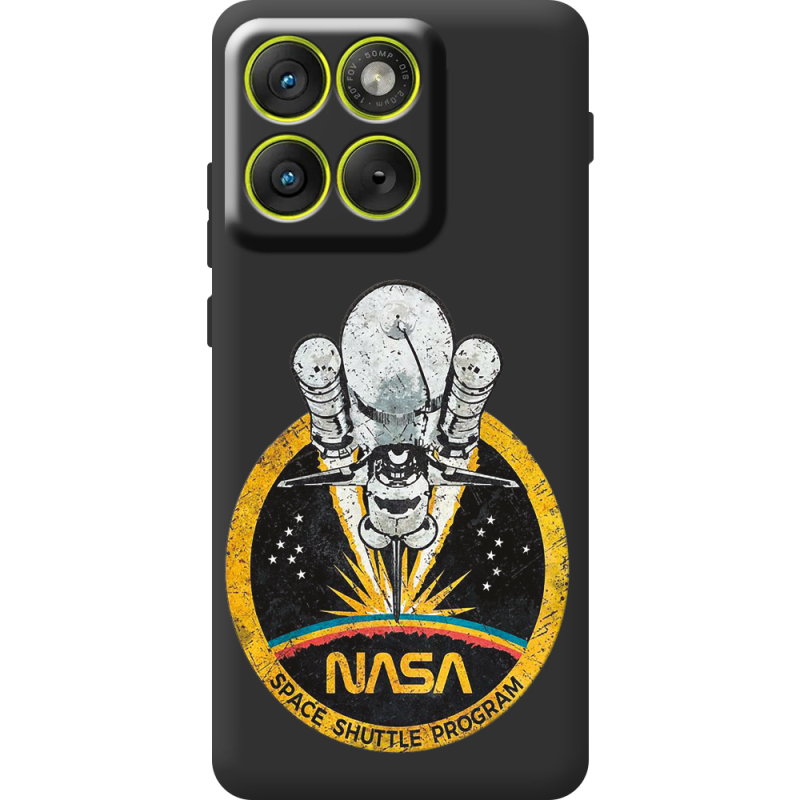 Чорний чохол BoxFace Moto Edge 70 NASA Spaceship