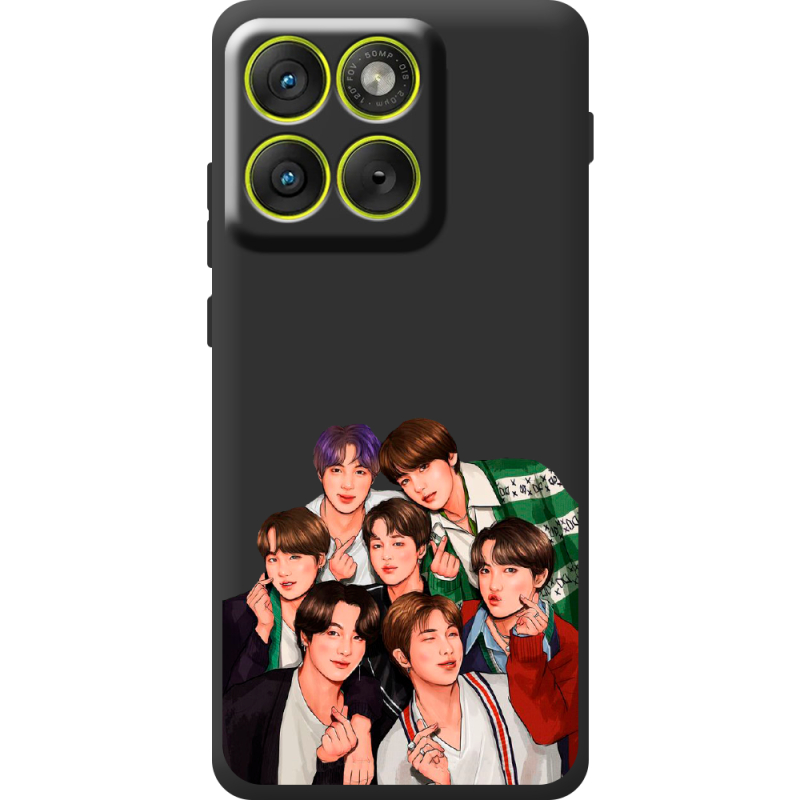 Чорний чохол BoxFace Moto Edge 70 BTS