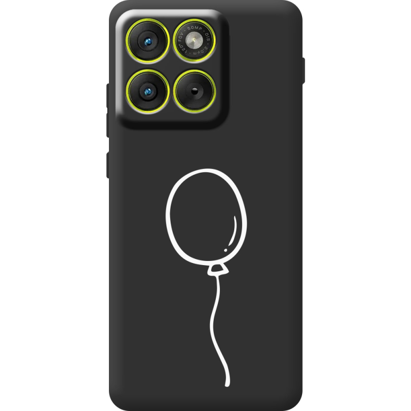 Чорний чохол BoxFace Moto Edge 70 Balloon