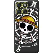 Чорний чохол BoxFace Moto Edge 70 One Piece Компас