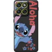 Чорний чохол BoxFace Moto Edge 70 Гавайський гість Stich