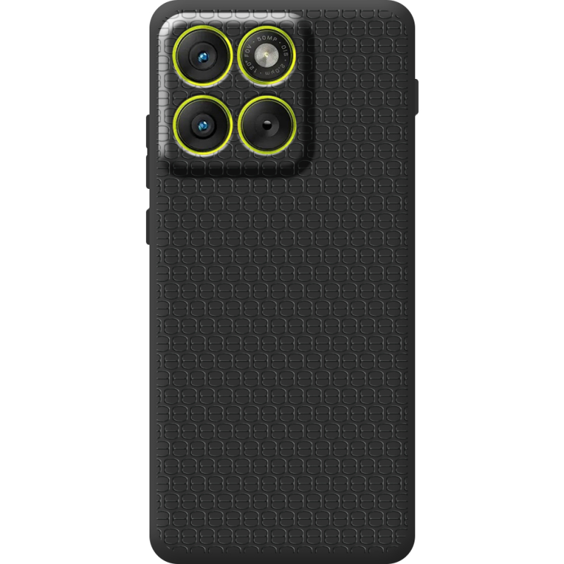 Чорний чохол BoxFace Moto Edge 70 Black Barrels