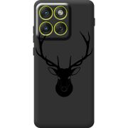 Чорний чохол BoxFace Moto Edge 70 Deer