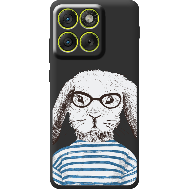 Прозорий чохол BoxFace Moto Edge 70 MR. Rabbit