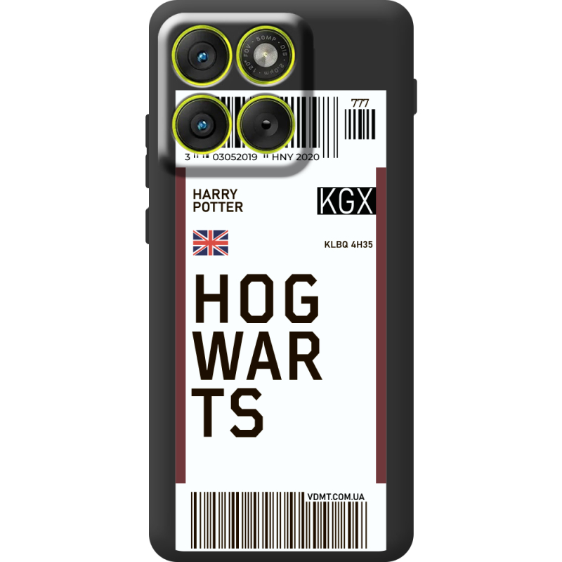 Прозорий чохол BoxFace Moto Edge 70 Ticket Hogwarts