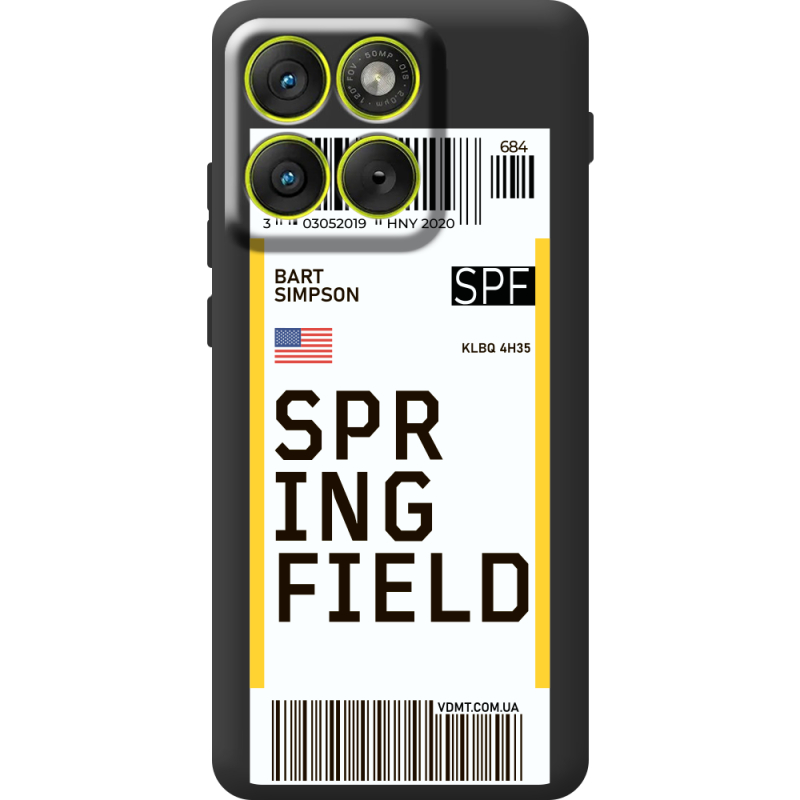 Прозорий чохол BoxFace Moto Edge 70 Ticket Springfield