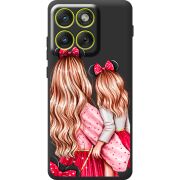 Прозорий чохол BoxFace Moto Edge 70 Mouse Girls