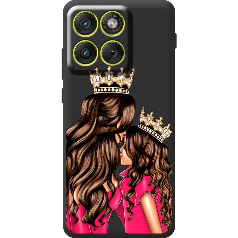 Прозорий чохол BoxFace Moto Edge 70 Queen and Princess