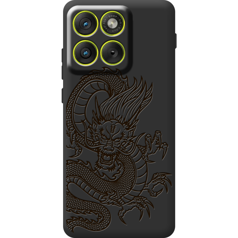 Прозорий чохол BoxFace Moto Edge 70 Chinese Dragon