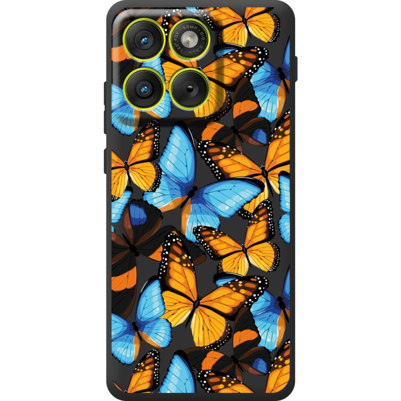 Прозорий чохол BoxFace Moto Edge 70 Butterfly Morpho