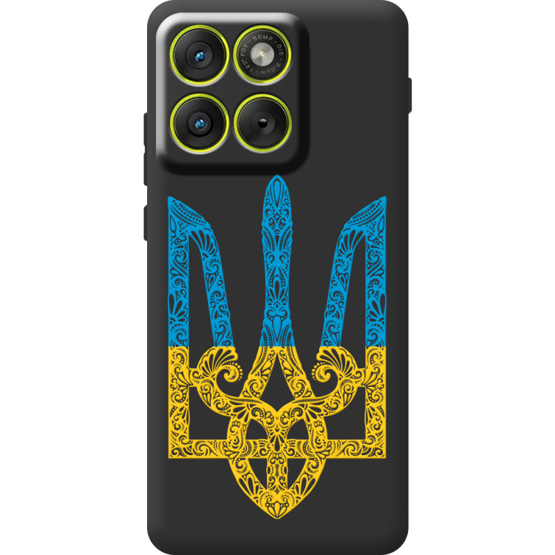 Прозорий чохол BoxFace Moto Edge 70 Gold Trident