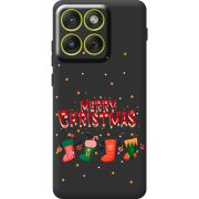 Прозорий чохол BoxFace Moto Edge 70 Merry Christmas