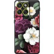 Прозорий чохол BoxFace Moto Edge 70 Floral Dark Dreams