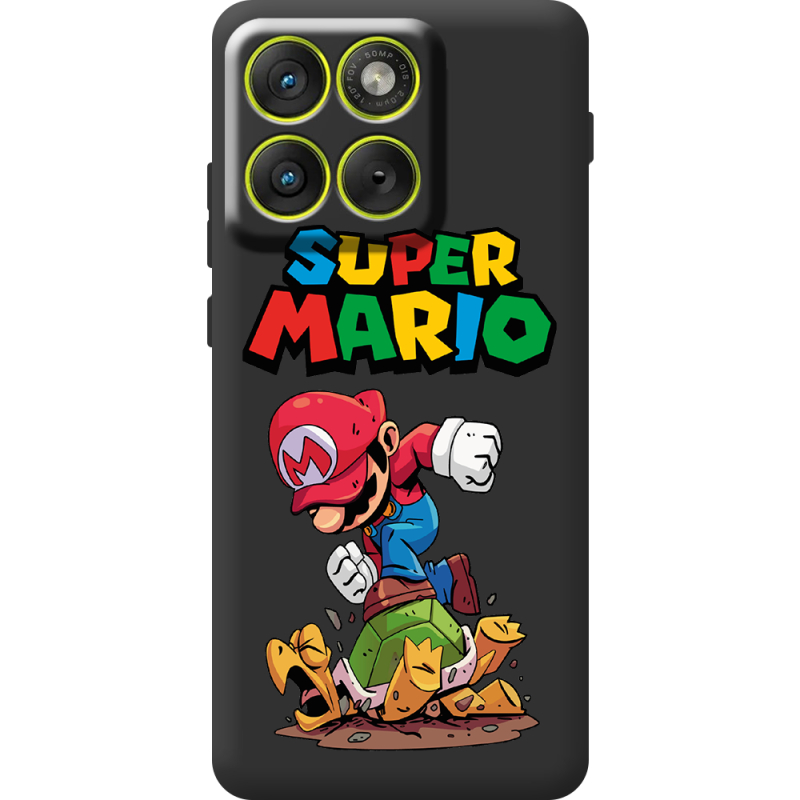 Прозорий чохол BoxFace Moto Edge 70 Super Mario