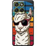 Прозорий чохол BoxFace Moto Edge 70 Стильна Лама