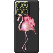 Прозорий чохол BoxFace Moto Edge 70 Floral Flamingo