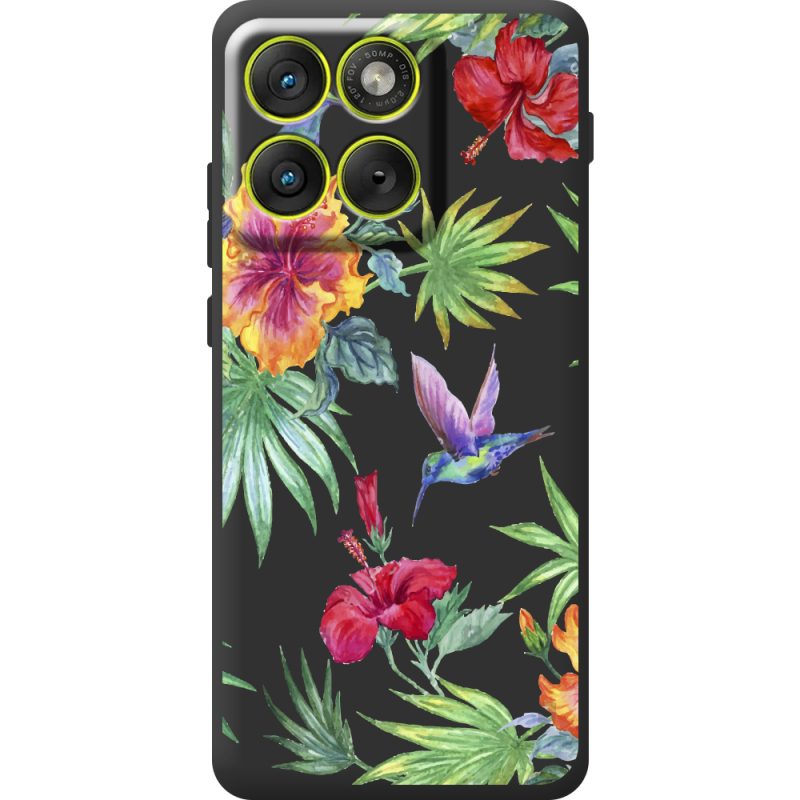 Прозорий чохол BoxFace Moto Edge 70 Tropical