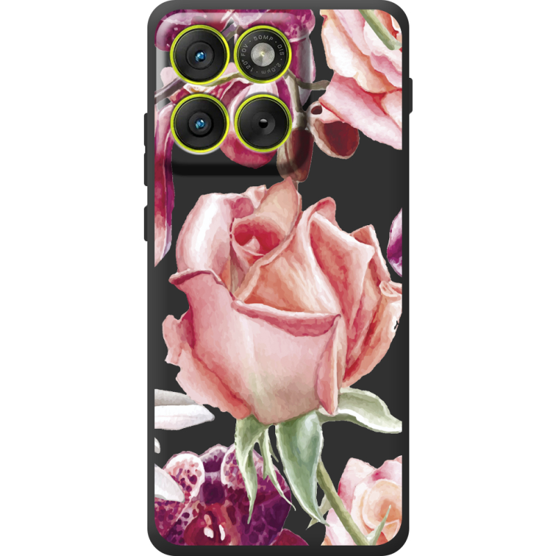 Прозорий чохол BoxFace Moto Edge 70 Rose