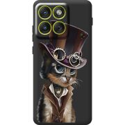 Прозорий чохол BoxFace Moto Edge 70 Steampunk Cat