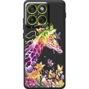 Прозорий чохол BoxFace Moto Edge 70 Colorful Giraffe