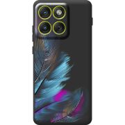 Прозорий чохол BoxFace Moto Edge 70 Feathers