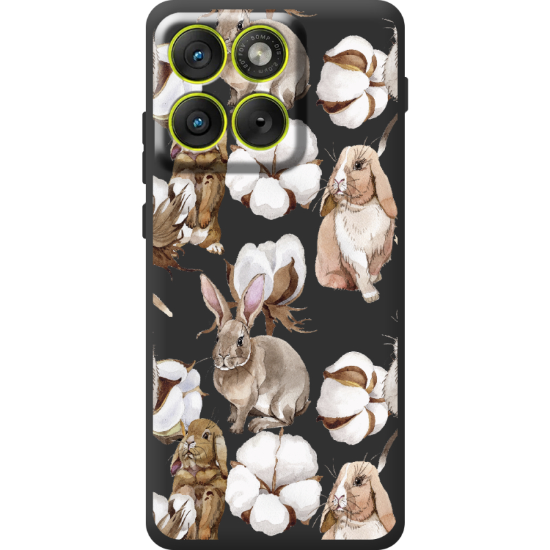 Прозорий чохол BoxFace Moto Edge 70 Cotton and Rabbits