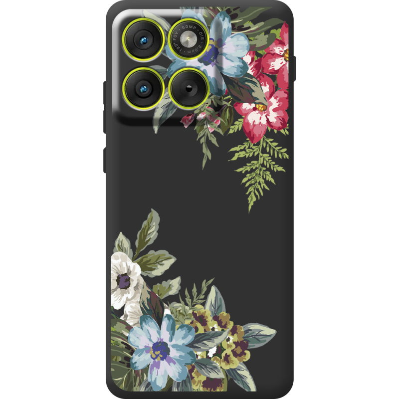 Прозорий чохол BoxFace Moto Edge 70 Floral