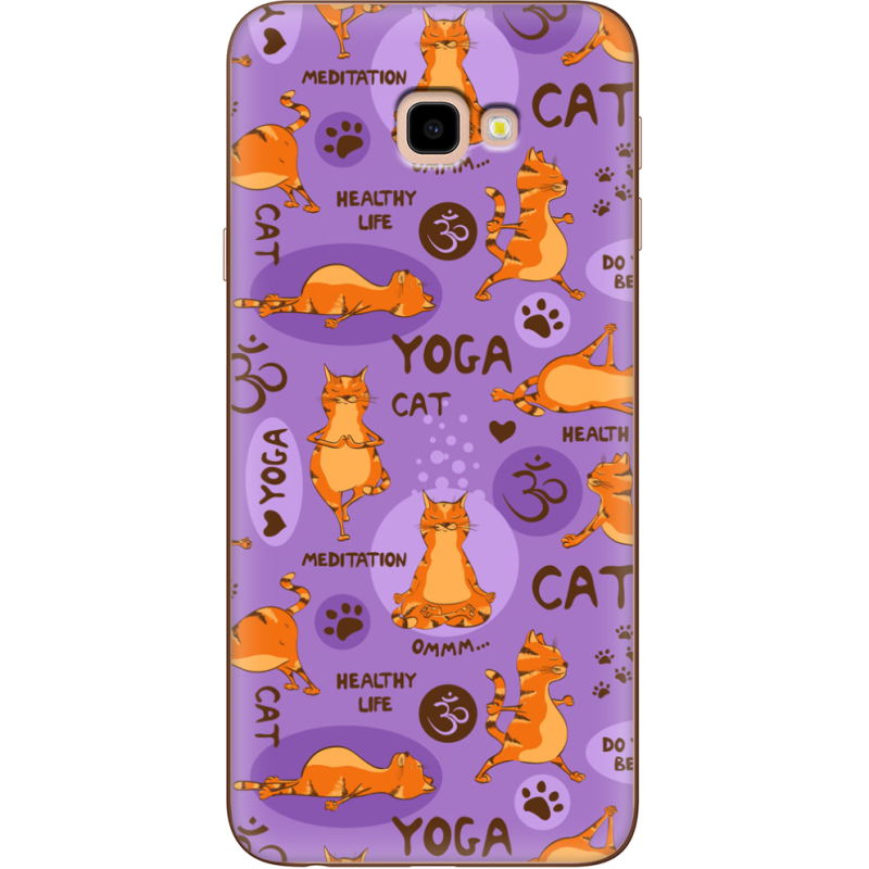 Чехол Uprint Samsung J415 Galaxy J4 Plus 2018 Yoga Cat