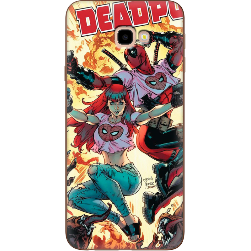 Чехол Uprint Samsung J415 Galaxy J4 Plus 2018 Deadpool and Mary Jane