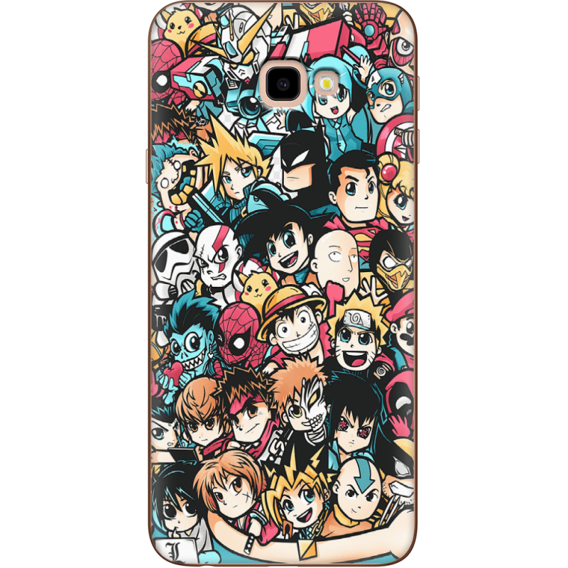 Чехол Uprint Samsung J415 Galaxy J4 Plus 2018 Anime Stickers