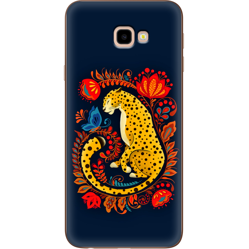 Чехол Uprint Samsung J415 Galaxy J4 Plus 2018 Petrykivka Leopard