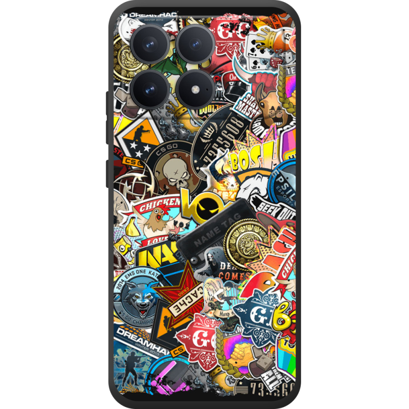 Чохол BoxFace Poco F8 Pro CS:Go Stickerbombing