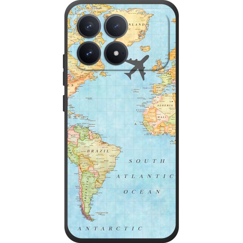 Чохол BoxFace Poco F8 Pro Карта