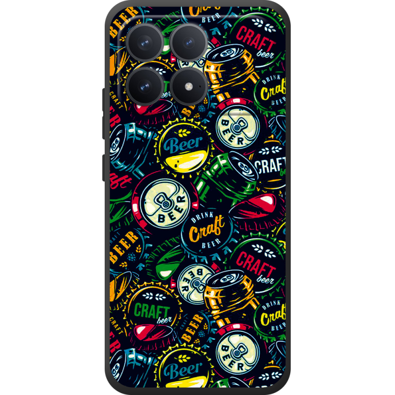 Чохол BoxFace Poco F8 Pro Bottle Caps