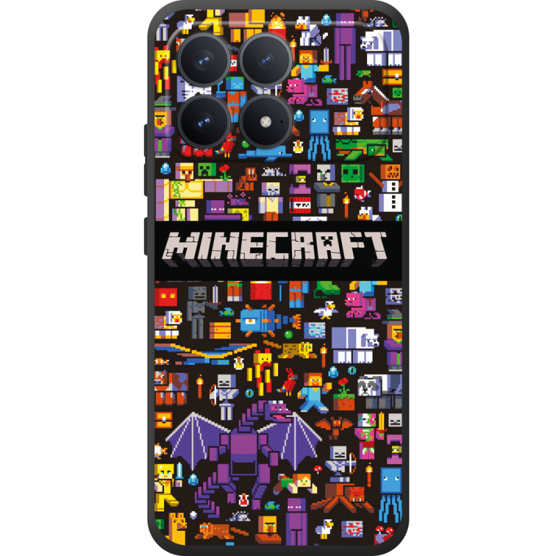 Чохол BoxFace Poco F8 Pro Minecraft Mobbery