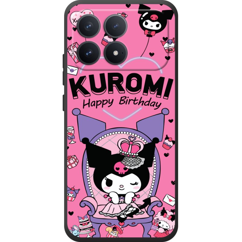 Чохол BoxFace Poco F8 Pro День народження Kuromi