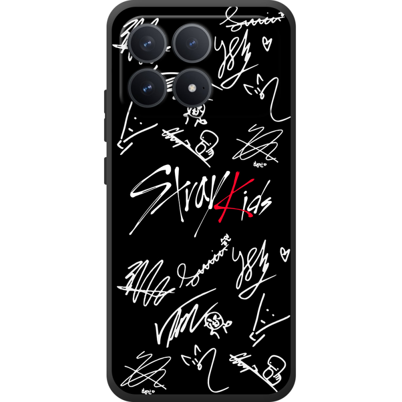 Чохол BoxFace Poco F8 Pro Stray Kids автограф