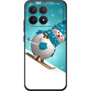 Чохол BoxFace Poco F8 Pro Skier Snowman