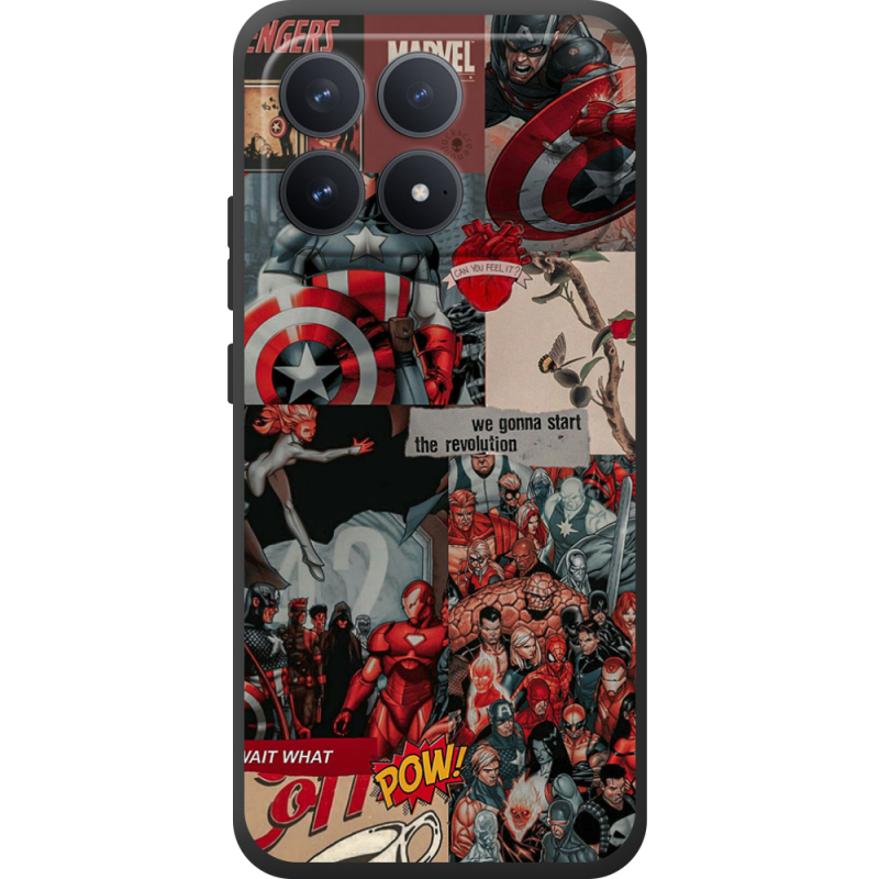 Чохол BoxFace Poco F8 Pro Marvel Avengers