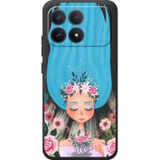 Прозорий чохол BoxFace Poco F8 Pro Blue Hair