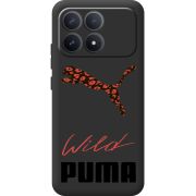 Прозорий чохол BoxFace Poco F8 Pro Wild Cat
