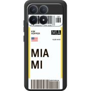 Прозорий чохол BoxFace Poco F8 Pro Ticket Miami