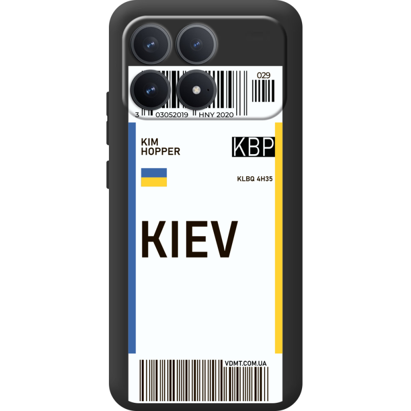 Прозорий чохол BoxFace Poco F8 Pro Ticket Kiev