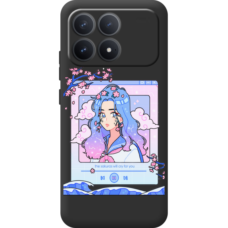 Прозорий чохол BoxFace Poco F8 Pro The Sakuras Will Cry For You