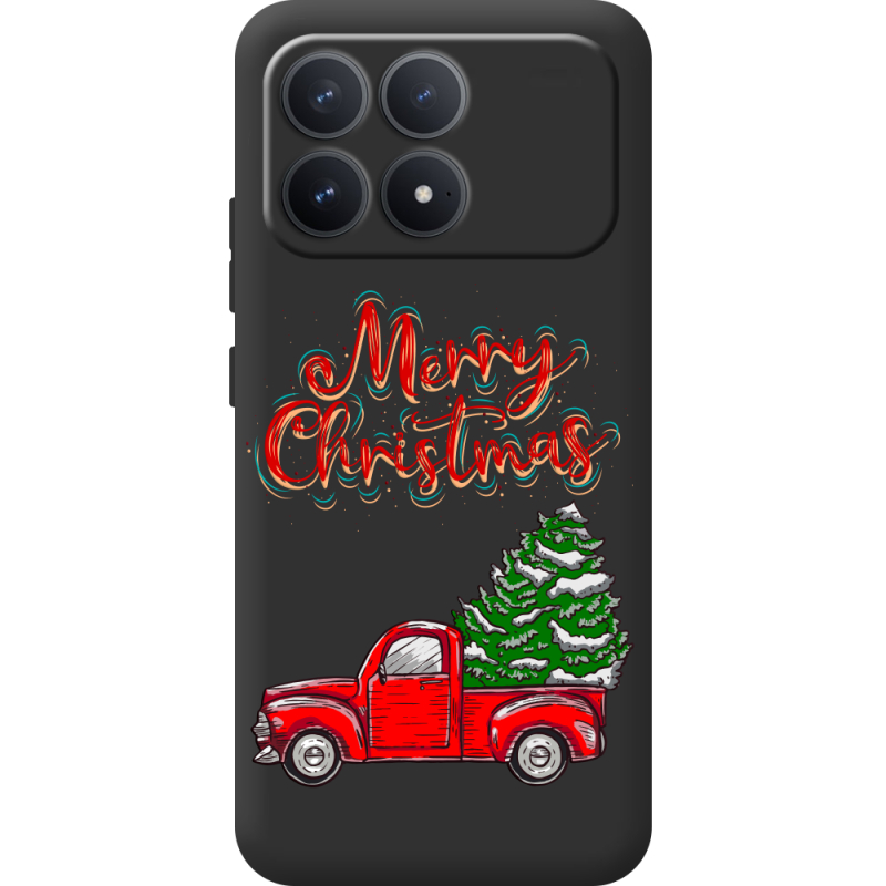 Прозорий чохол BoxFace Poco F8 Pro Holiday Car
