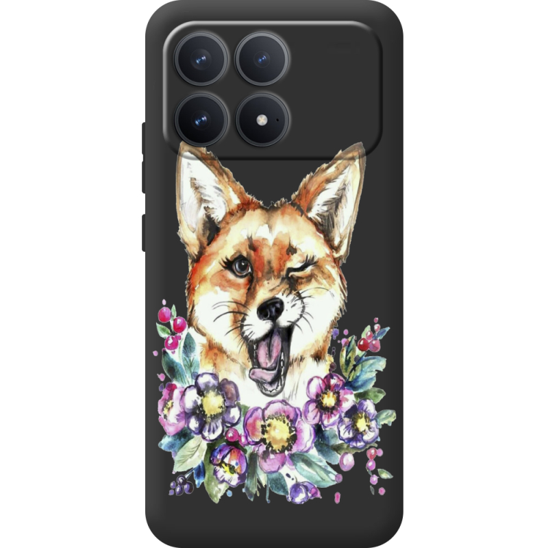 Прозорий чохол BoxFace Poco F8 Pro Winking Fox