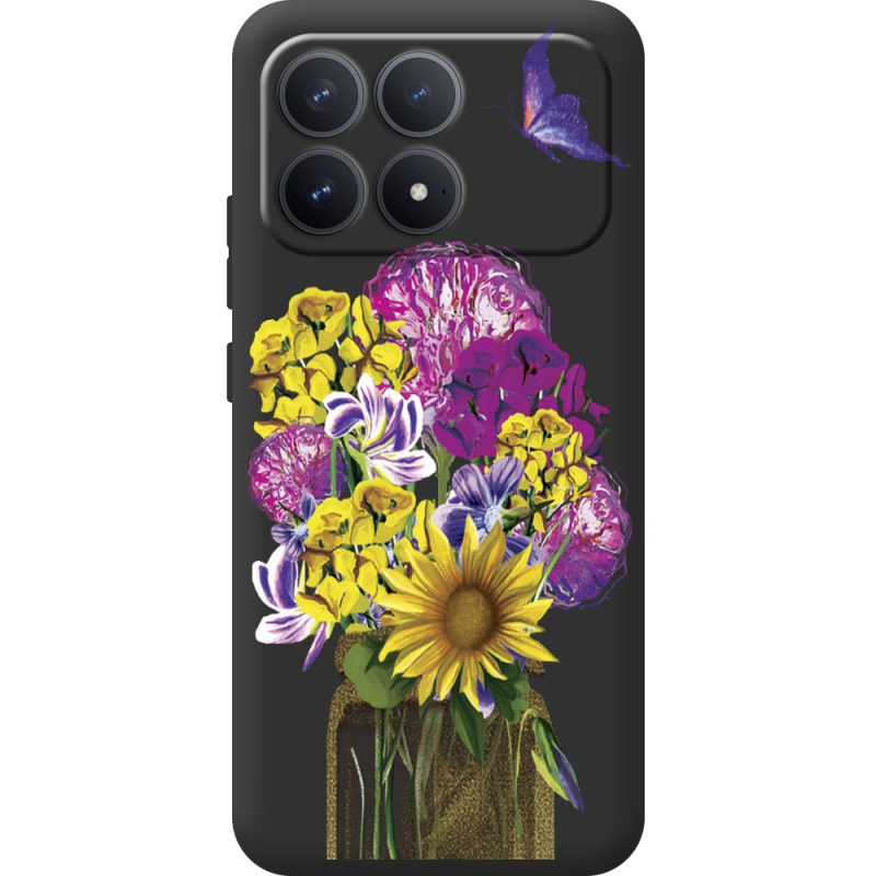 Прозорий чохол BoxFace Poco F8 Pro My Bouquet