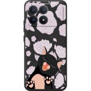 Прозорий чохол BoxFace Poco F8 Pro Meow