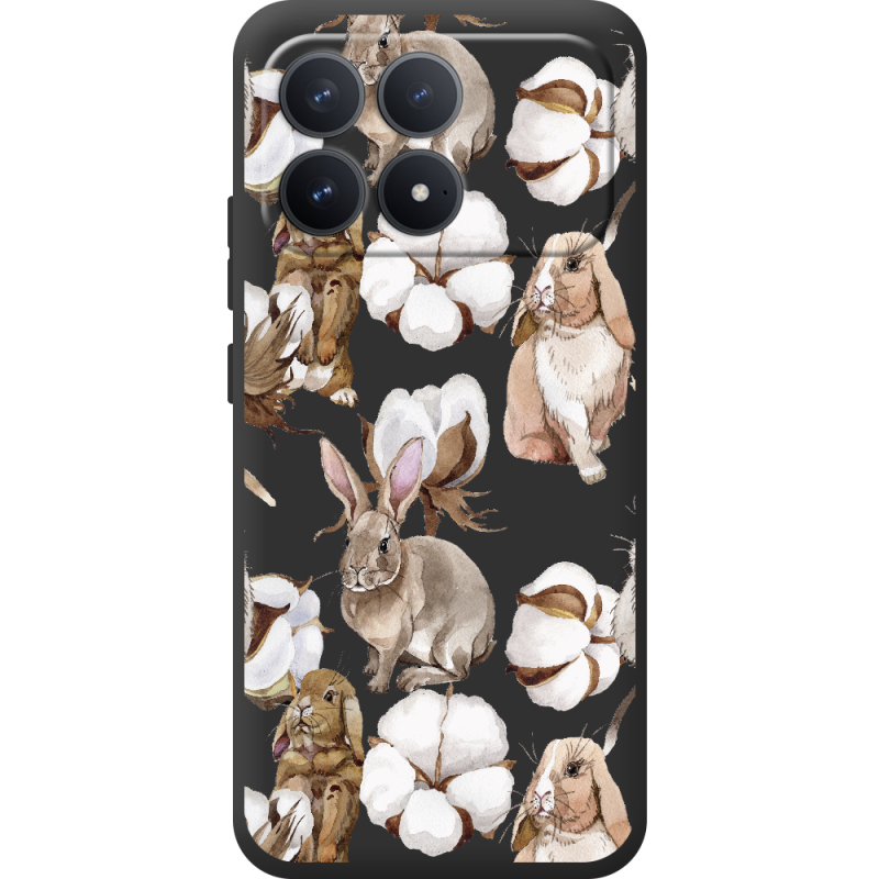 Прозорий чохол BoxFace Poco F8 Pro Cotton and Rabbits
